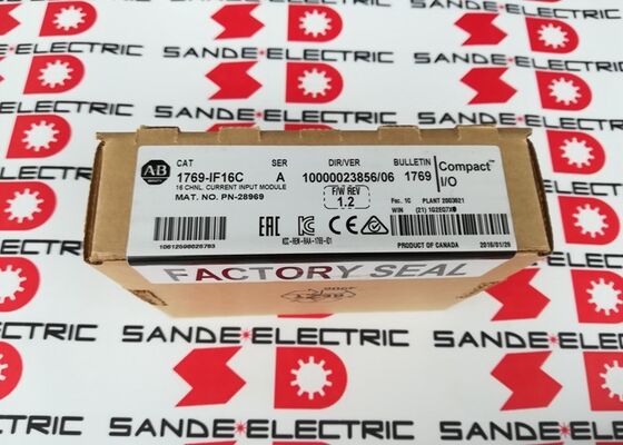 एक नया एबी एलन ब्रैडली कॉम्पैक्टलॉगिक्स 1769-आईएफ16सी 16-चैनल एनालॉग इनपुट मॉड्यूल 1769आईएफ16सी