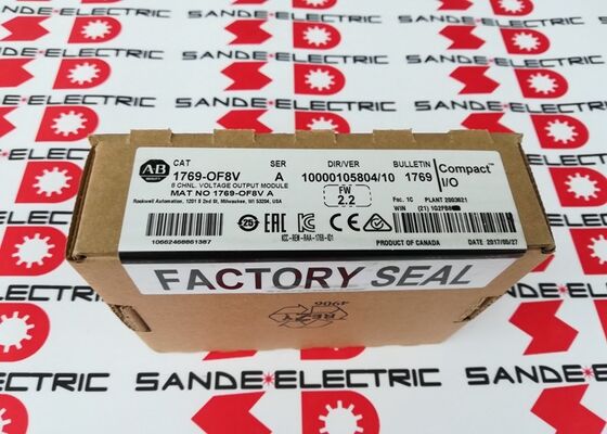 एक नया AB 1769-OF8V 1769OF8V 8 चैनल वोल्टेज आउटपुट मॉड्यूल 1769-0F8V