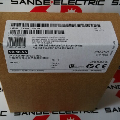 6ES7153-1AA03-0XB0 SIEMENS 6ES71531AA030XB0 6ES7153-1AAO3-OXBO इंटरफेस