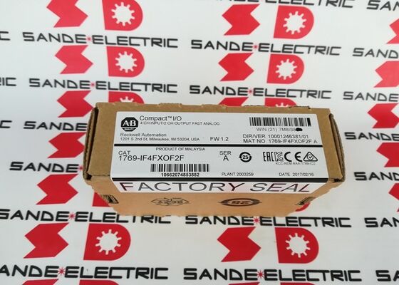 नए एबी 1769-IF4FXOF2F कॉम्पैक्टलॉजिक्स एनालॉग मॉड्यूल बॉक्स में 1769IF4FXOF2F 1769-IF4FX0F2F