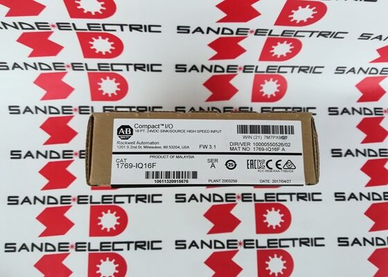 बॉक्स 1769IQ16F में एक नया AB 1769-IQ16F उच्च गति इनपुट मॉड्यूल