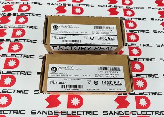 एलन ब्रैडली 1769-OB32 आउटपुट मॉड्यूल कॉम्पैक्टलॉजिक्स 17690B32 नया और सील 1769-0B32