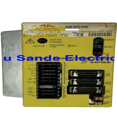 Fanuc सर्वो एम्पलीफायर यूनिट 200-240VAC 6.3A/5.9Amps A06B-6093-H102 A06B6093H102 A06B-6093-H102
