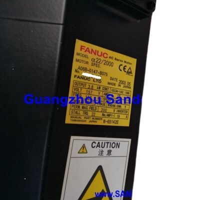 Fanuc a22/2000 A06B-0147-B075 सर्वो मोटर A06B-0147-B075 A06B0147B075 AO6B-O147-BO75