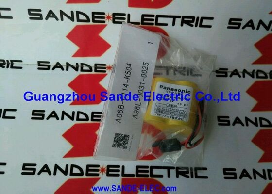 पैनासोनिक सर्वो बैटरी A06B-6114-K504 A98L-0031-0025 A06B6114K504 A98L00310025 AO6B-6114-K5O4 A98L-OO31-OO25