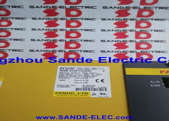 A06B-6134-H303 FANUC AC सर्वो एम्पलीफायर यूनिट A06B6134H303 AO6B-6I34-H3O3
